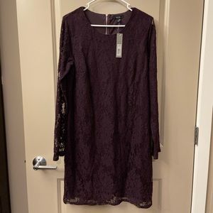 NWT Apt 9 purple lace dress